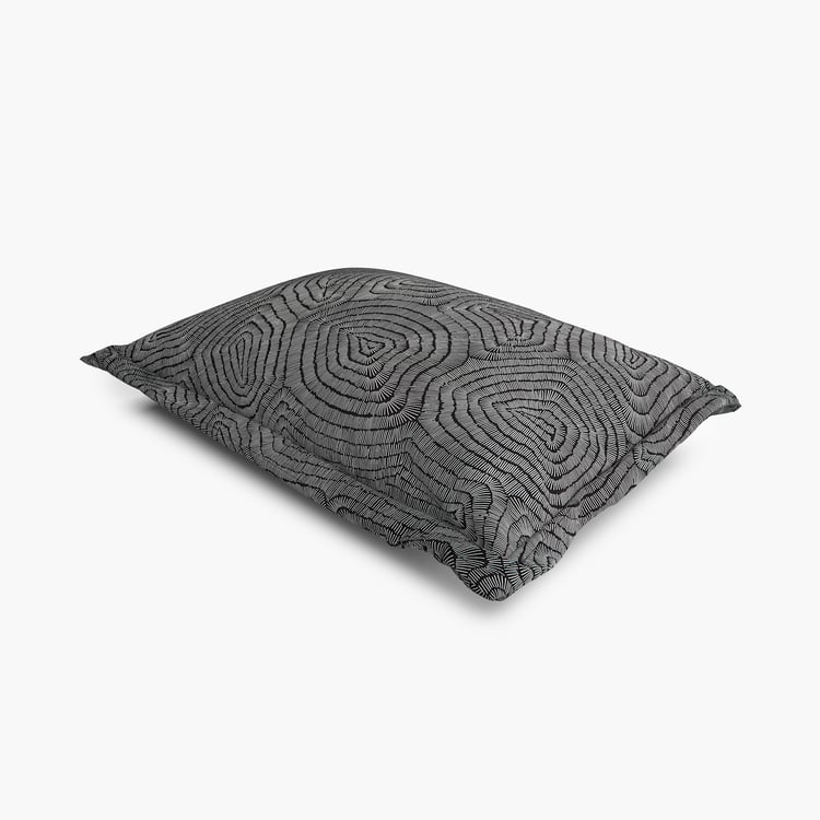 Ezra Mineral Set of 2 Printed Pillow Covers - 70x45cm