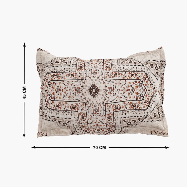 Ezra Naida Set of 2 Ethnic Print Pillow Covers - 70x45cm