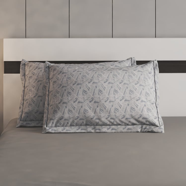 Ezra Ocean Set of 2 Printed Pillow Covers - 70x45cm