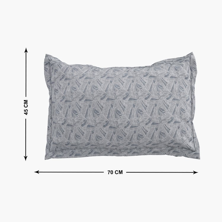 Ezra Ocean Set of 2 Printed Pillow Covers - 70x45cm