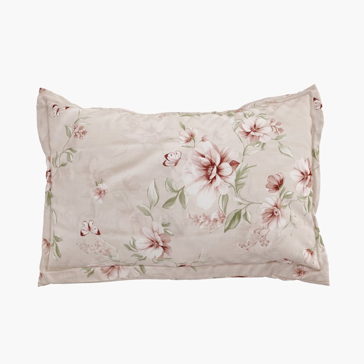 Ezra Peony Set of 2 Floral Print Pillow Covers - 70x45cm