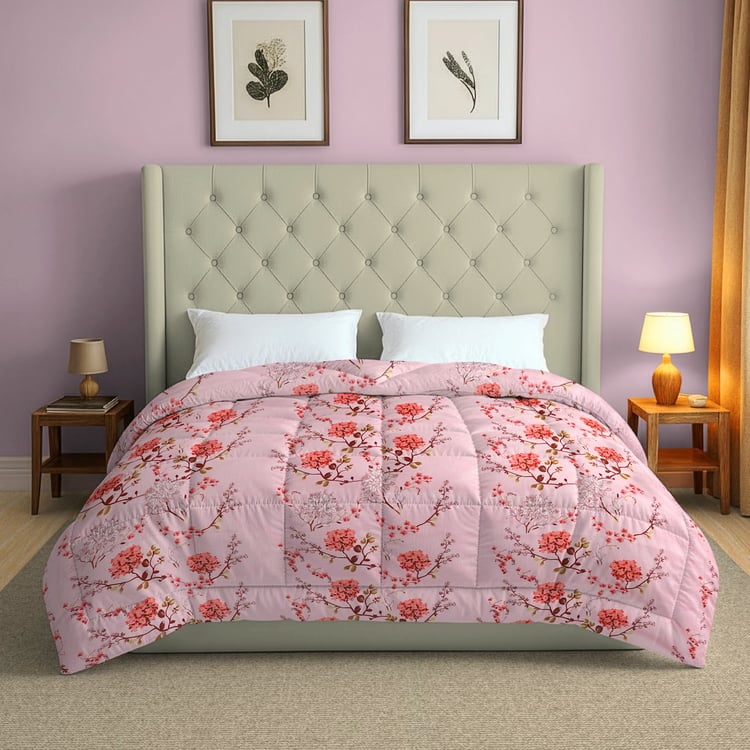 SWAYAM Ananda Cotton Floral Print Double Comforter