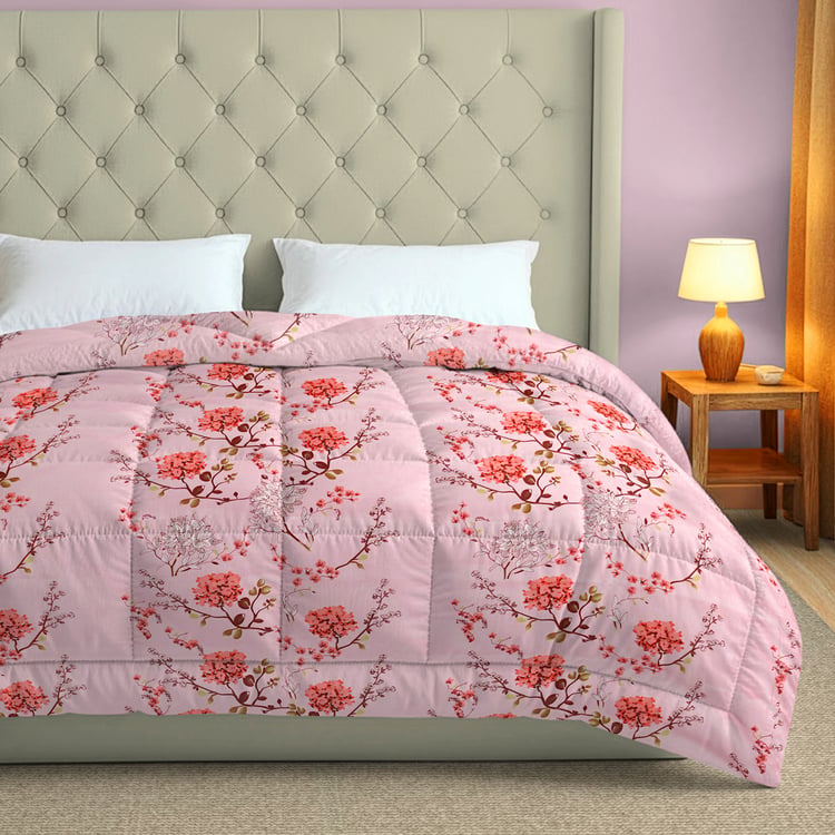 SWAYAM Ananda Cotton Floral Print Double Comforter