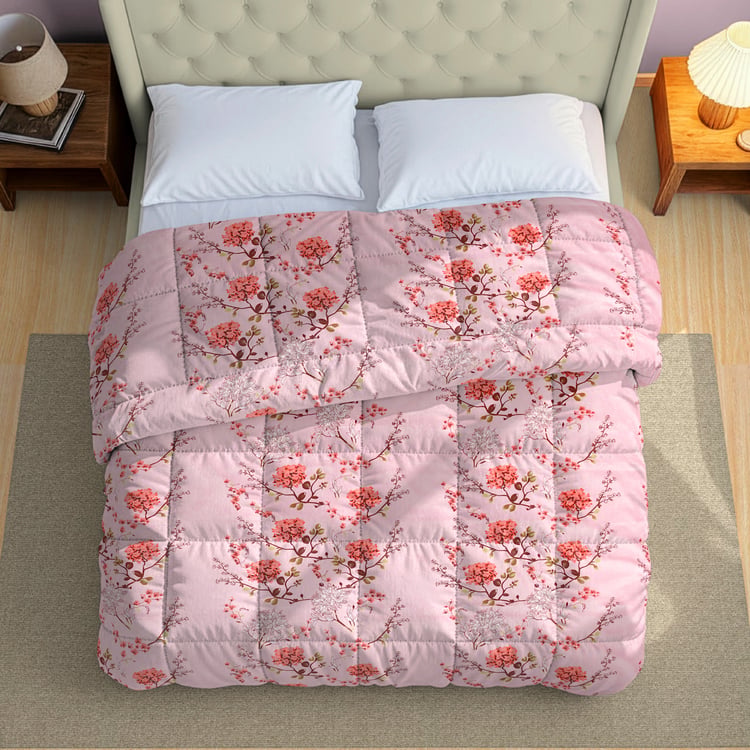 SWAYAM Ananda Cotton Floral Print Double Comforter