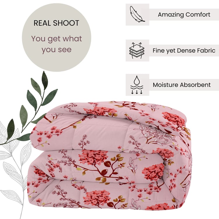 SWAYAM Ananda Cotton Floral Print Double Comforter