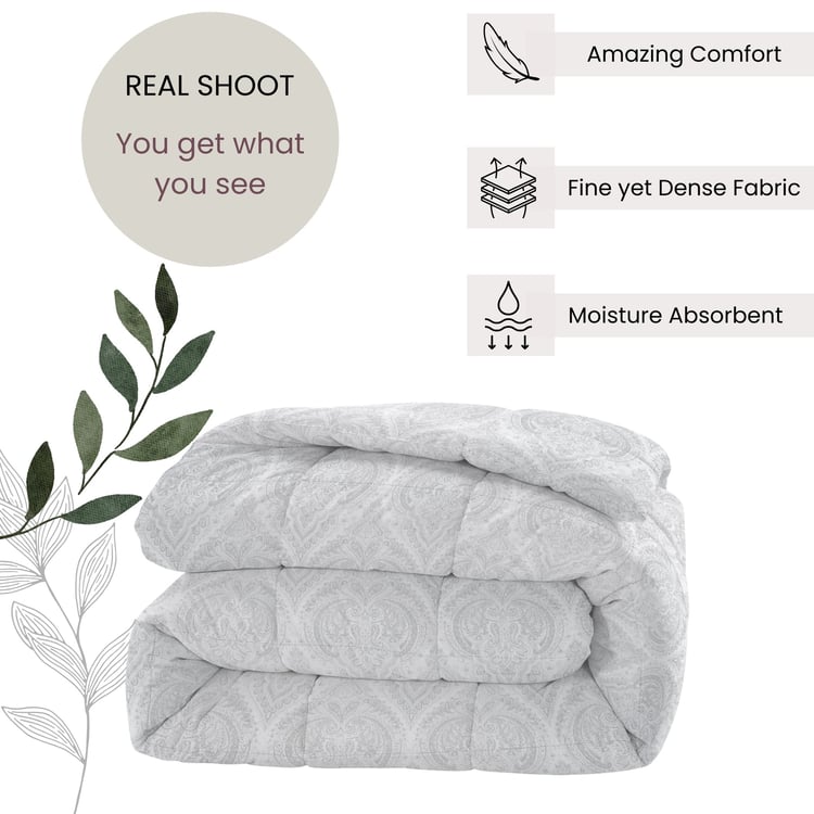 SWAYAM Ananda Cotton Printed Double Comforter