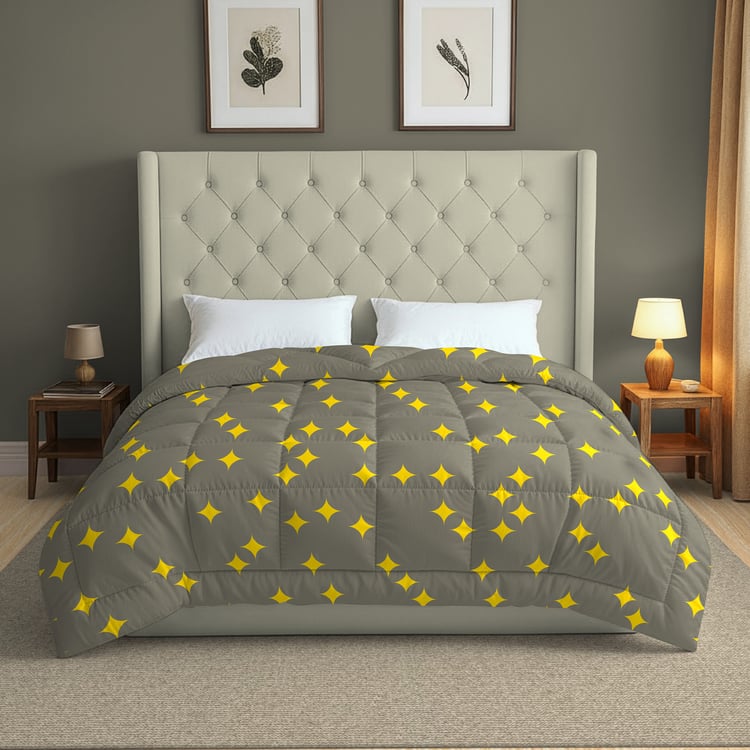 SWAYAM Big Boss Microfibre Geometric Print Double Comforter