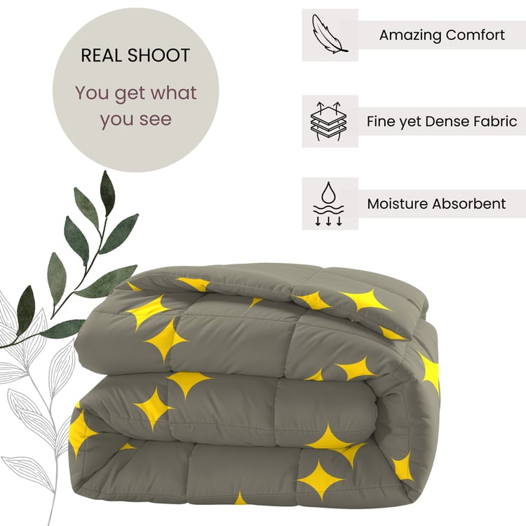 SWAYAM Big Boss Microfibre Geometric Print Double Comforter
