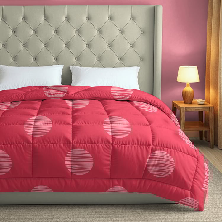 SWAYAM Big Boss Microfibre Geometric Print Double Comforter