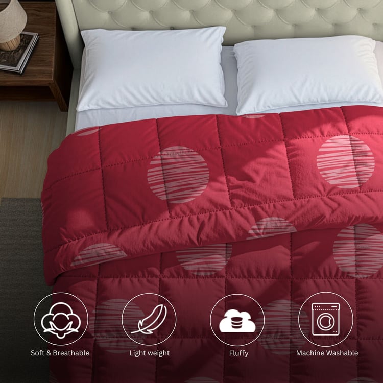 SWAYAM Big Boss Microfibre Geometric Print Double Comforter