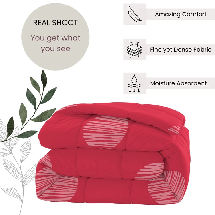 SWAYAM Big Boss Microfibre Geometric Print Double Comforter
