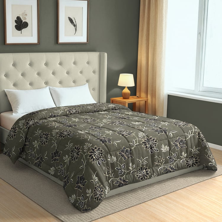 SWAYAM Grand Opal Floral Print Double Comforter