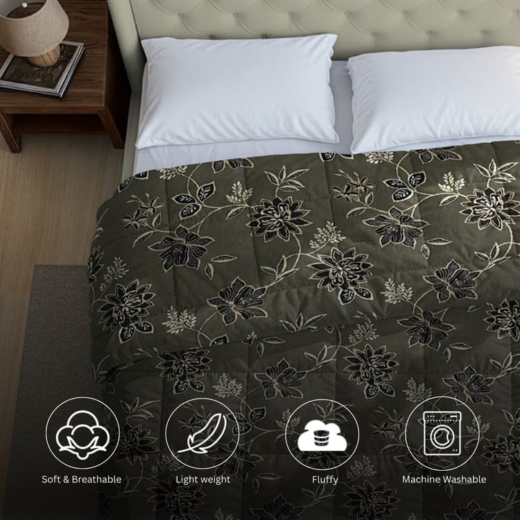 SWAYAM Grand Opal Floral Print Double Comforter