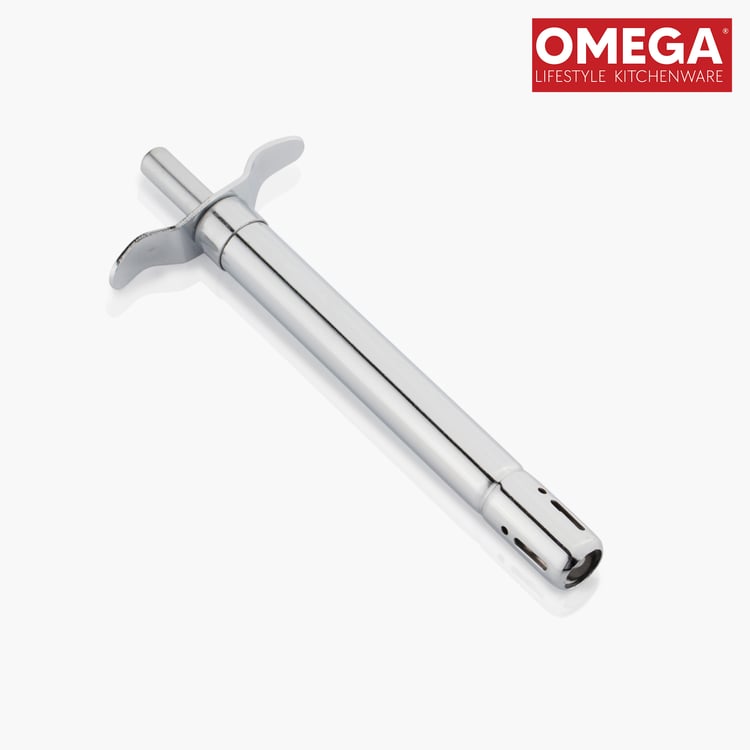 OMEGA Stainless Steel Gas Lighter