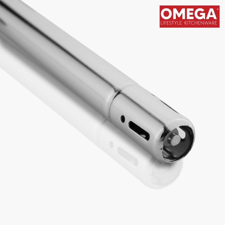 OMEGA Stainless Steel Gas Lighter