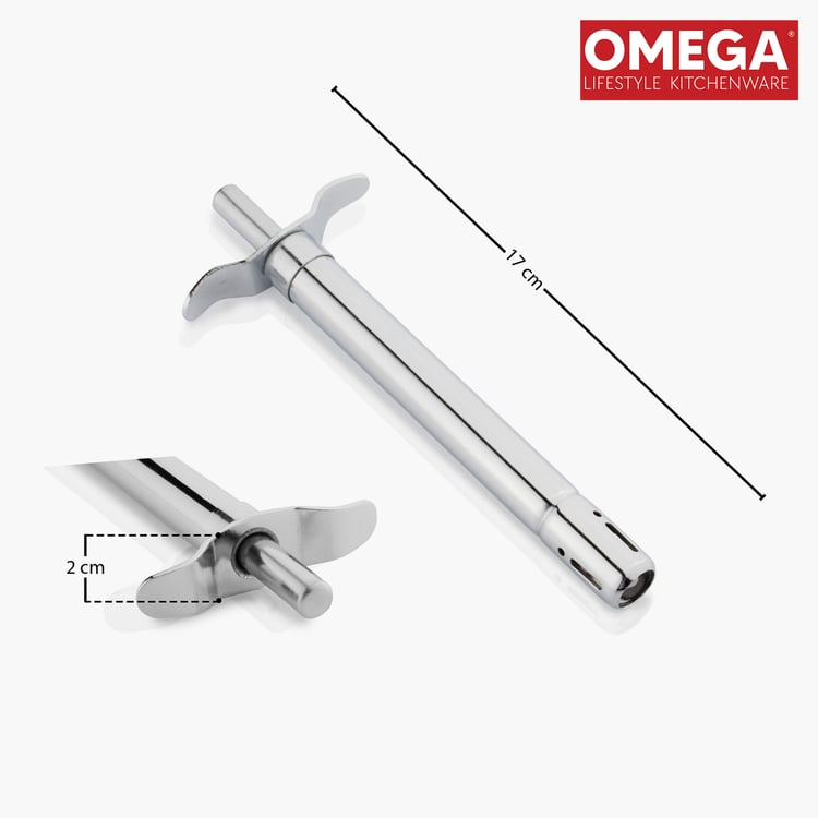 OMEGA Stainless Steel Gas Lighter
