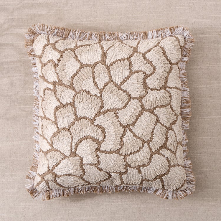 Bohemia Dune Embroidered Filled Cover - 45x45cm