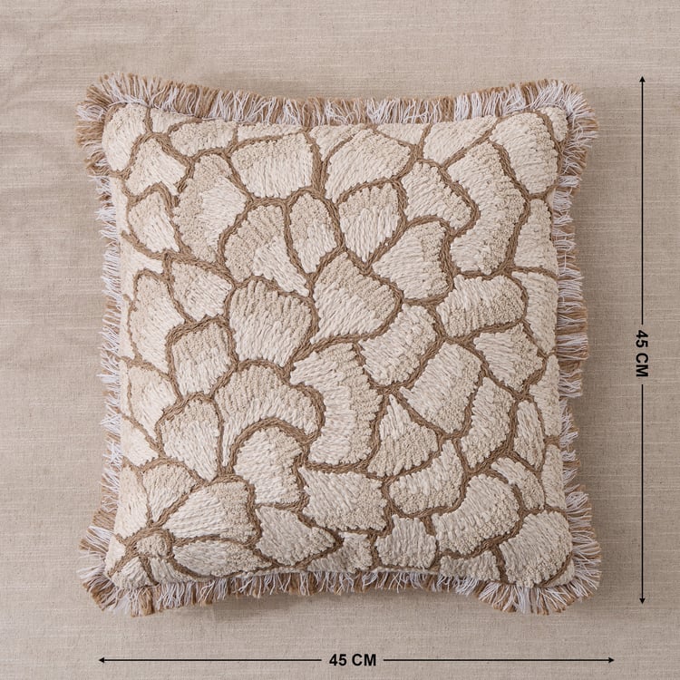 Bohemia Dune Embroidered Filled Cover - 45x45cm