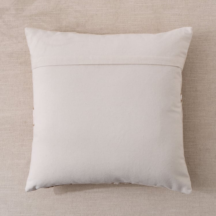 Bohemia Petal Embroidered Filled Cushion - 45x45cm