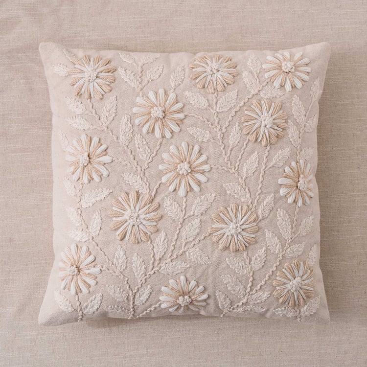 Bohemia Petra Embroidered Filled Cushion - 45x45cm