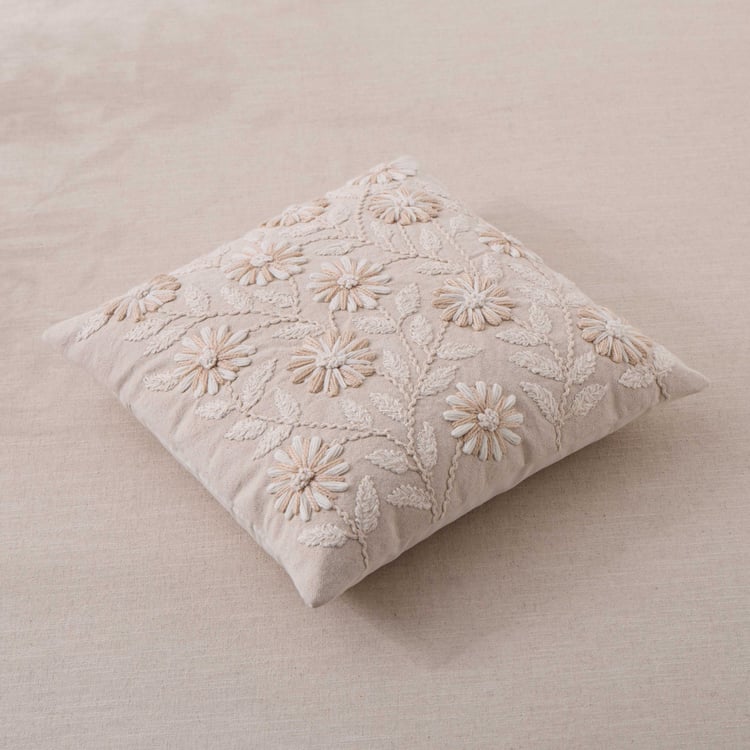 Bohemia Petra Embroidered Filled Cushion - 45x45cm