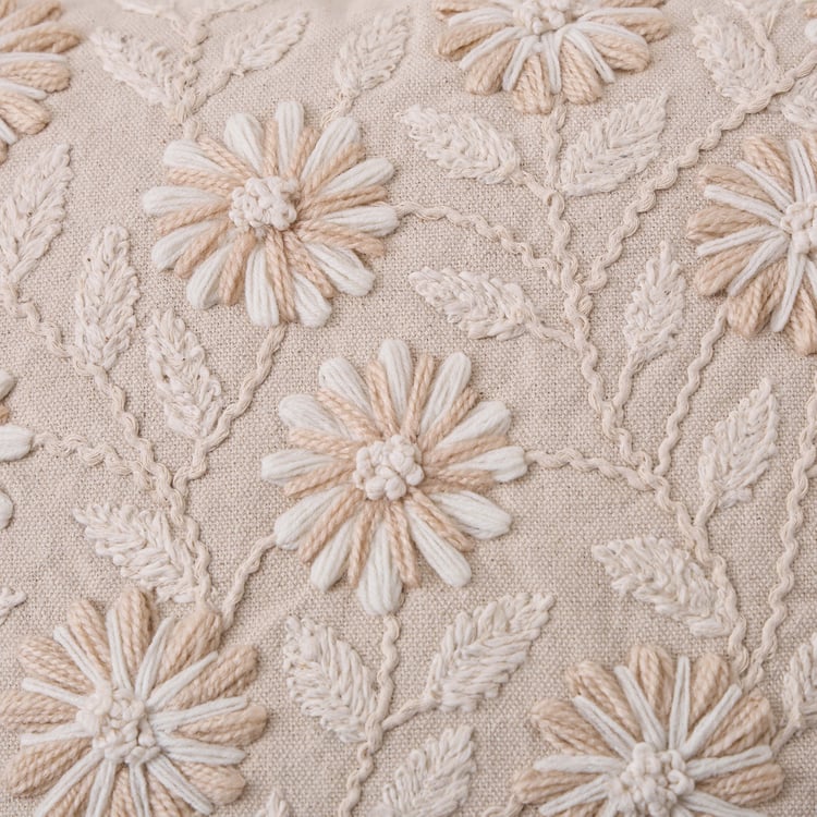 Bohemia Petra Embroidered Filled Cushion - 45x45cm