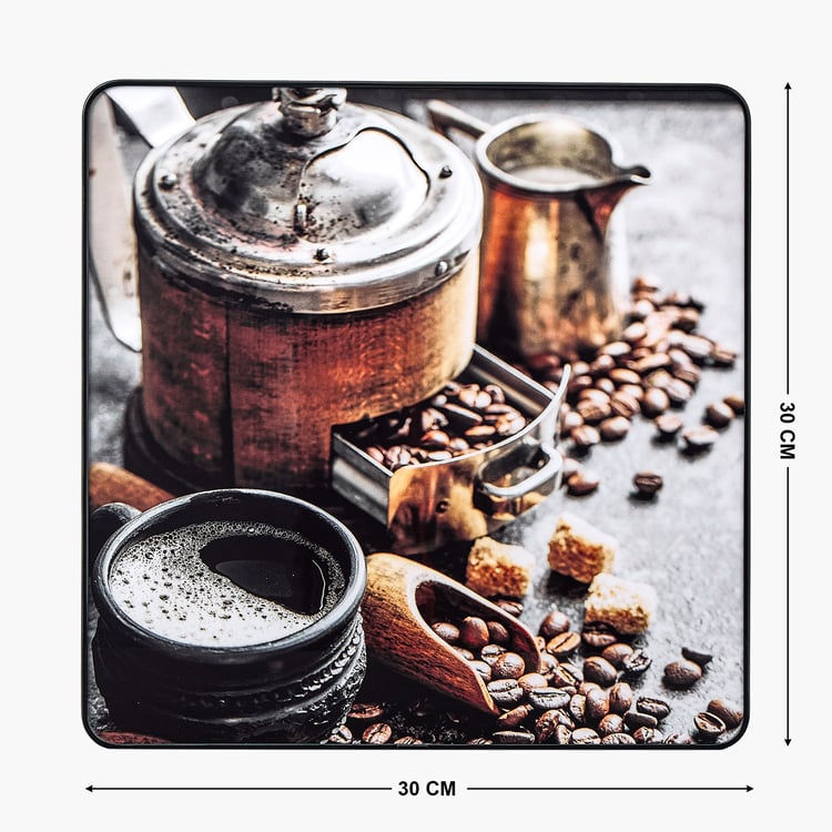 Corsica Aura Wooden Coffee Picture Frame - 30x30cm