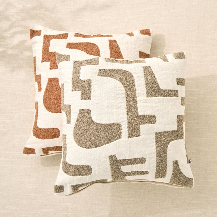 Nesta Tufting Woven Cushion Cover - 45x45cm