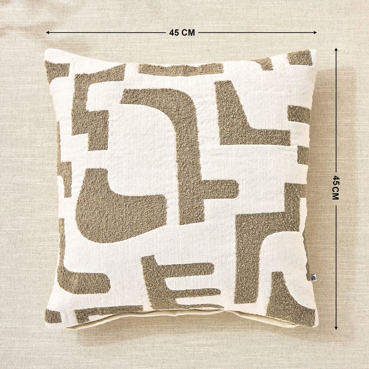 Nesta Tufting Woven Cushion Cover - 45x45cm