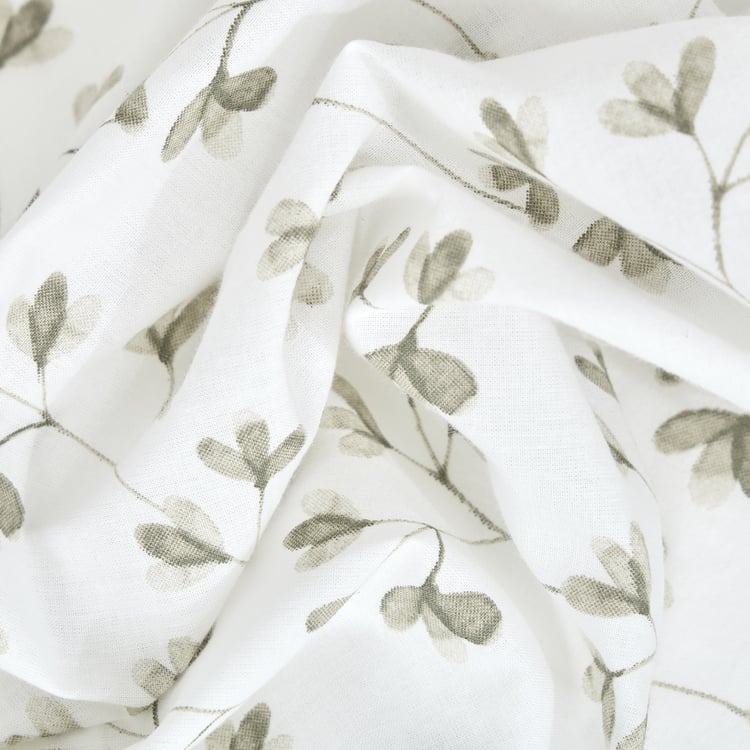 Chime Cotton 4Pcs Floral Print Double Bed-In-A-Bag Set