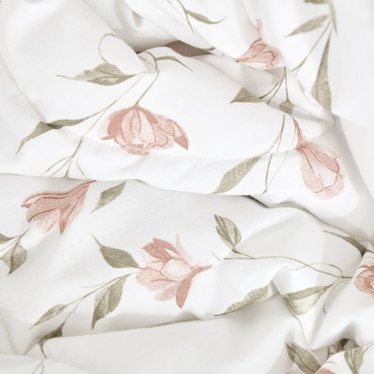 Chime Rosin Cotton 4Pcs Printed Double Bed-In-A-Bag Set