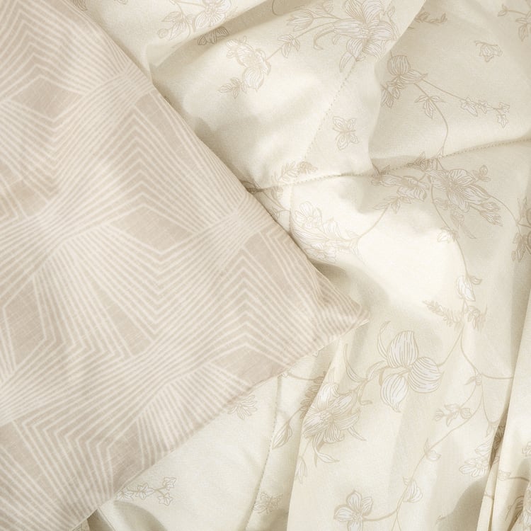 Oxford Dove Cotton Reversible Double Comforter