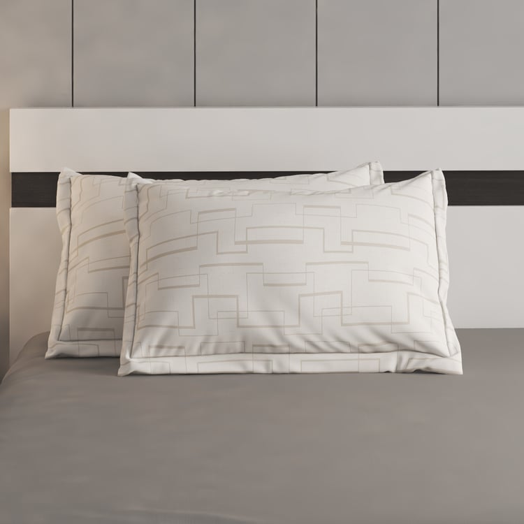 Oxford Set of 2 Printed Pillow Covers - 70x45cm