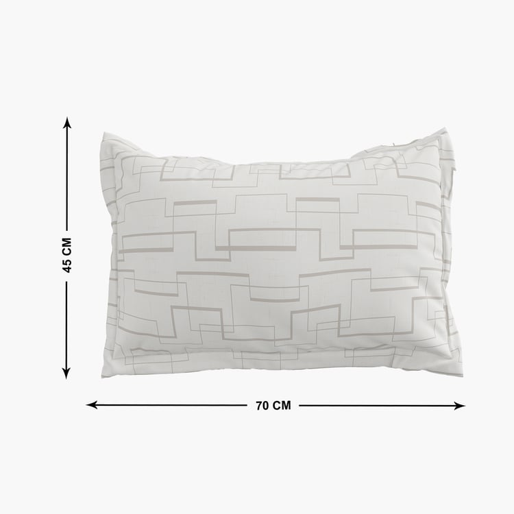 Oxford Set of 2 Printed Pillow Covers - 70x45cm