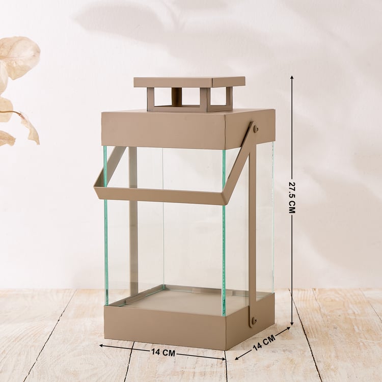Nesta Eden Glass and Metal Lantern - Large