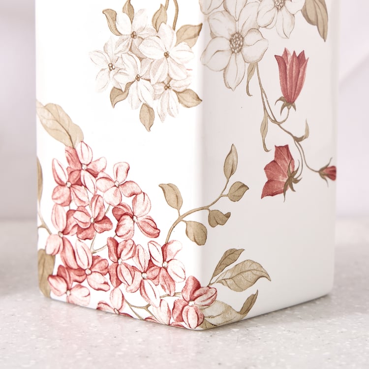 Mekong Elite Ceramic Floral Print Soap Dispenser - 360ml