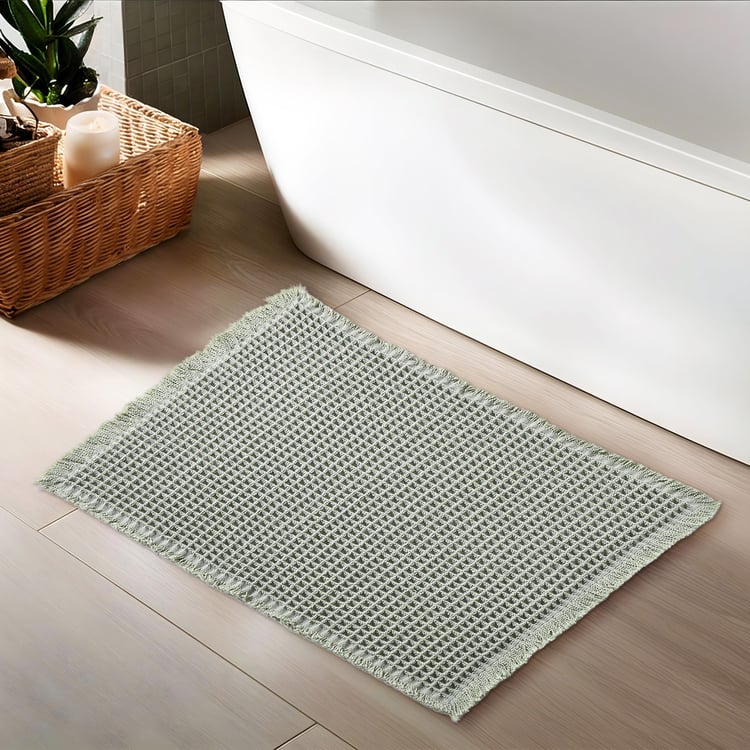 Bask Waffle Anti-Slip Bath Mat - 63x48cm