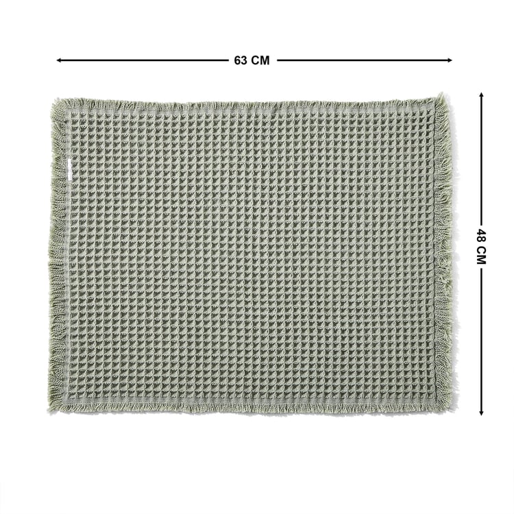Bask Waffle Anti-Slip Bath Mat - 63x48cm
