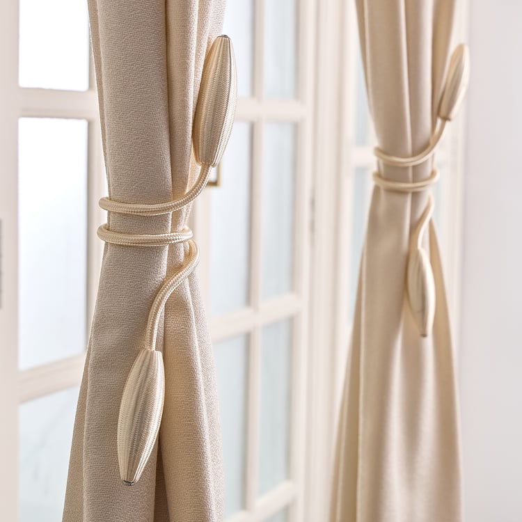 Oak Set of 2 Curtain Tiebacks - 54cm