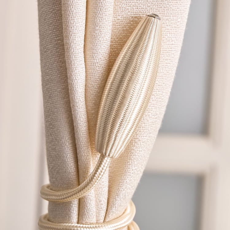 Oak Set of 2 Curtain Tiebacks - 54cm