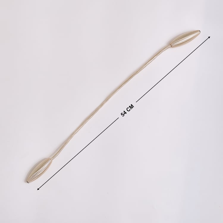 Oak Set of 2 Curtain Tiebacks - 54cm