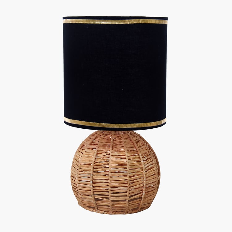 HOMESAKE Raffia Table Lamp