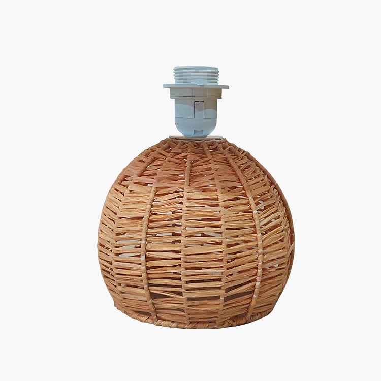 HOMESAKE Raffia Table Lamp