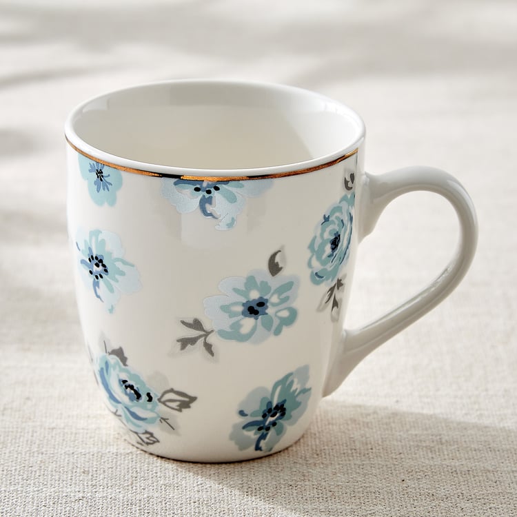 Colbert Bone China Floral Print Coffee Mug - 240ml