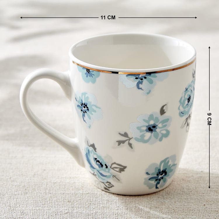 Colbert Bone China Floral Print Coffee Mug - 240ml