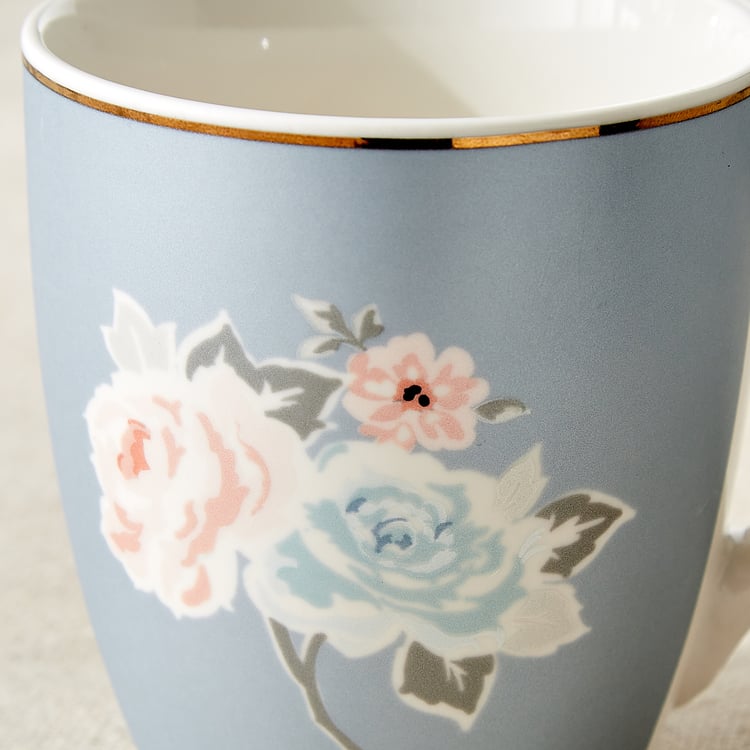 Colbert Bone China Floral Print Coffee Mug - 240ml