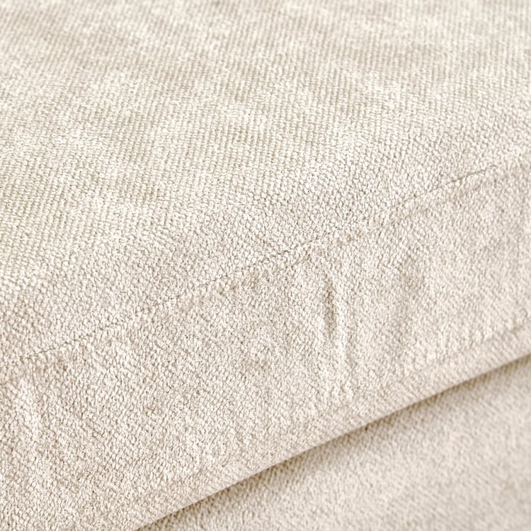 Moderno Fabric 3-Seater Sofa with Cushions - Beige