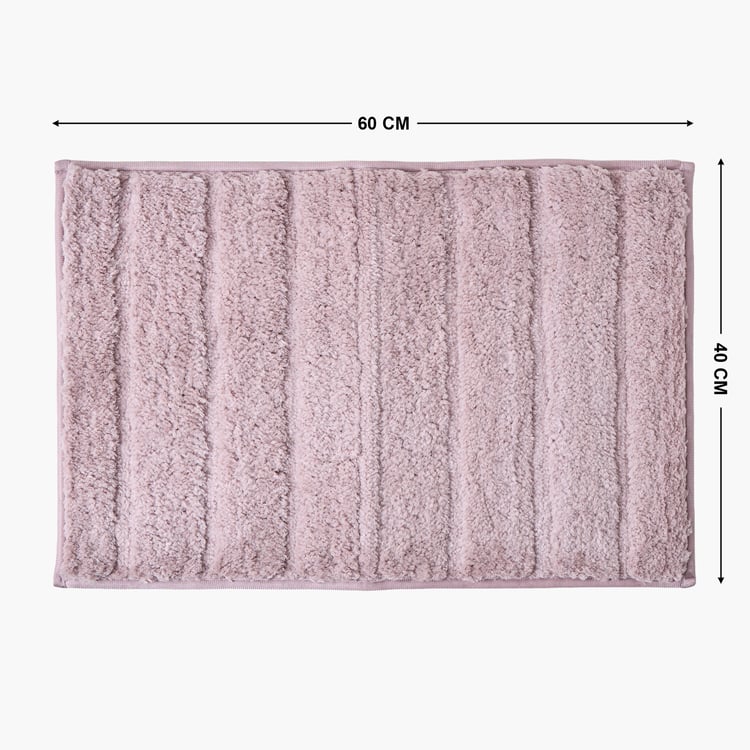 Colour Refresh Striped Anti-Slip Bath Mat - 60x40cm