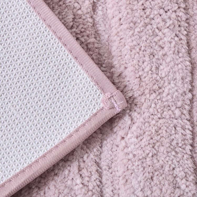 Colour Refresh Striped Anti-Slip Bath Mat - 60x40cm