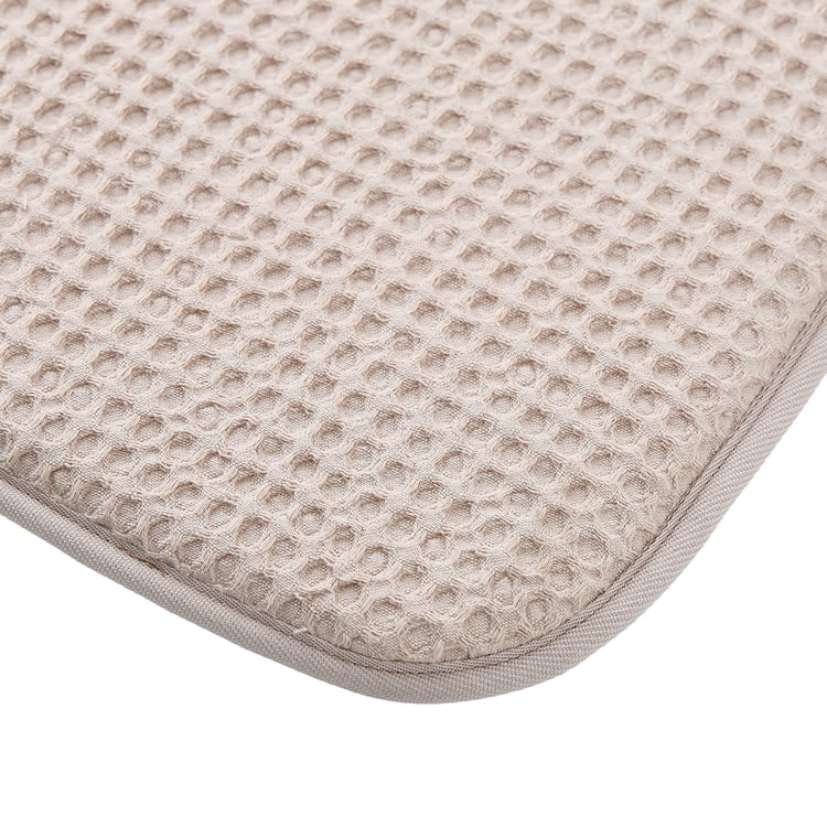 Buttercup Waffle Anti-Slip Bath Mat - 80x50cm